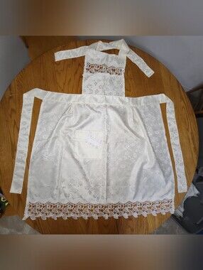 ✨️Pearl Leaves Victorian Lace Apron O/S